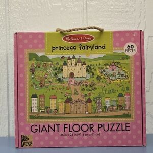 Melissa & Doug Enchanted Puzzle with Pink and Green New